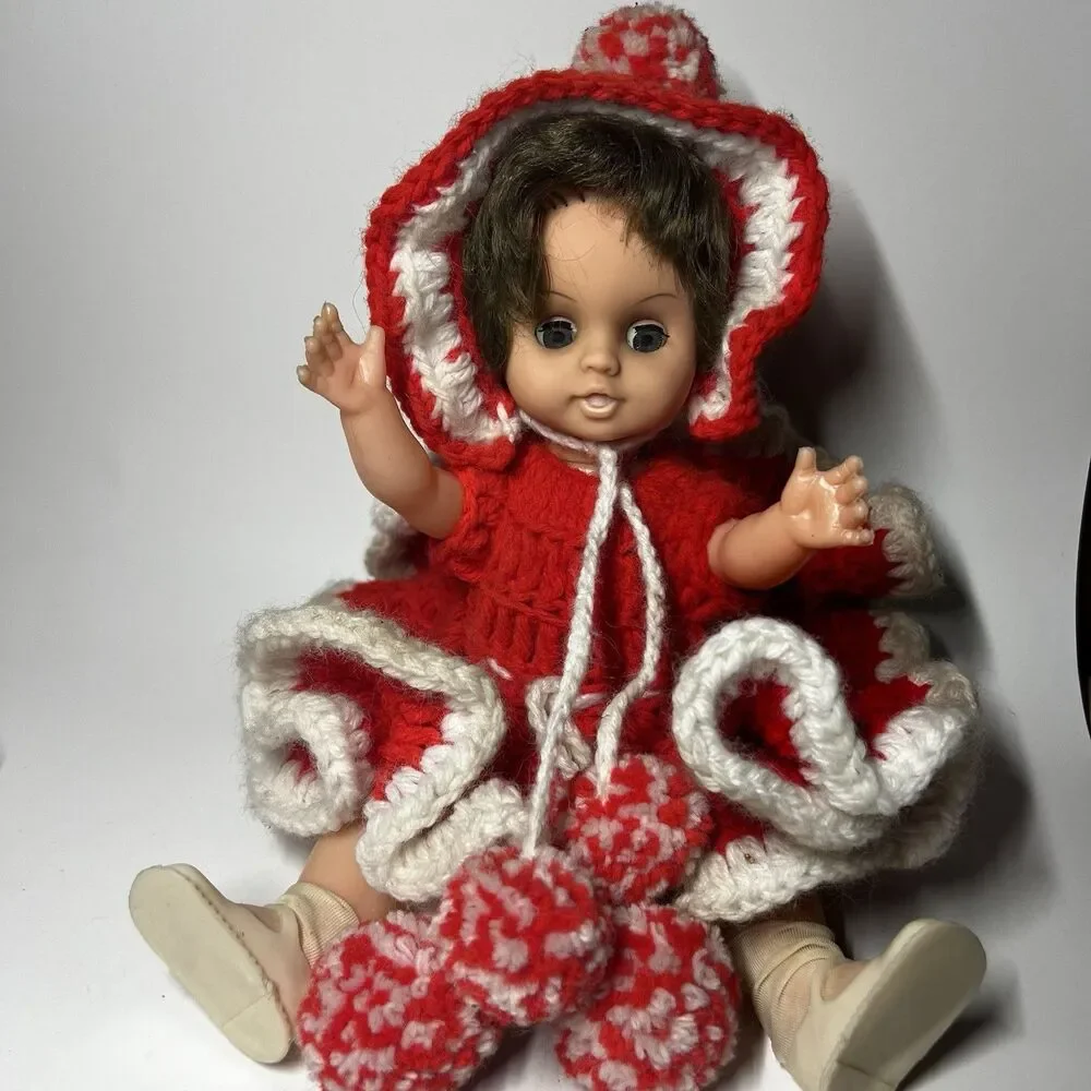 Vintage Unbranded Vinyl Baby Doll 12